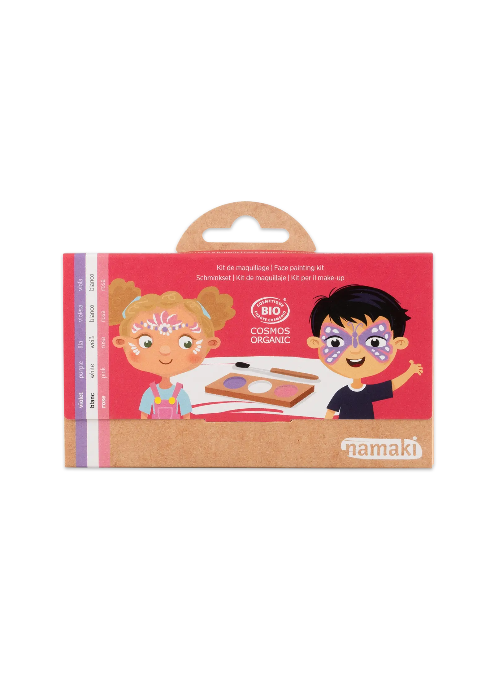 3 palette maquillage enfant fée papillon