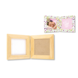 cadre photo et empreinte pliable