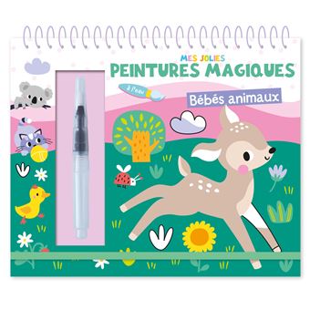 peinture magique bébé animaux