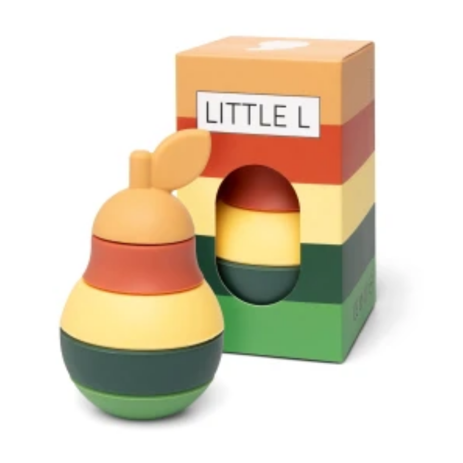 Poire à empiler – Jeu d’éveil en silicone